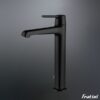 Vòi chậu rửa mặt dáng cao Fratini Milano Black model 39040329BK