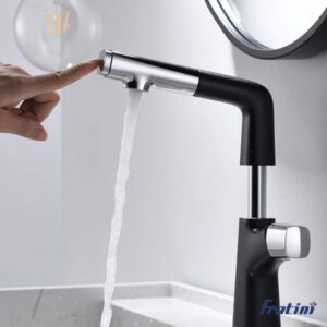 Vòi chậu rửa mặt dây rút Fratini Milano 39040503BC