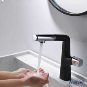 Vòi chậu rửa mặt dây rút Fratini Milano 39040503BC