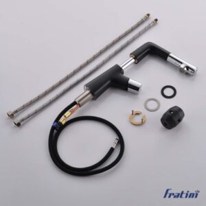 Vòi chậu rửa mặt dây rút Fratini Milano 39040503BC