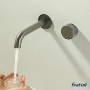 Vòi âm tường nóng lạnh điều chỉnh núm xoay Fratini Venice Grey model 39041612GY