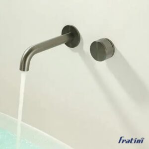 Vòi âm tường nóng lạnh điều chỉnh núm xoay Fratini Venice Grey model 39041612GY
