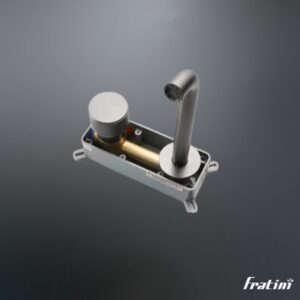 Vòi âm tường nóng lạnh điều chỉnh núm xoay Fratini Venice Grey model 39041612GY