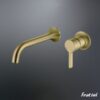 Vòi âm tường nóng lạnh Fratini Milano Gold model 39041617GL