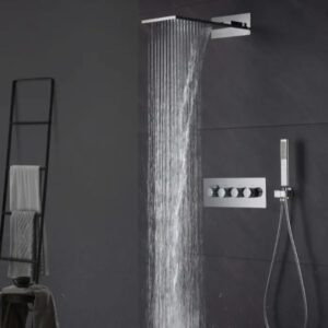 Sen cây âm tường 3 chức năng Fratini Milano Grey Flowing waterfall Model 39050607GY