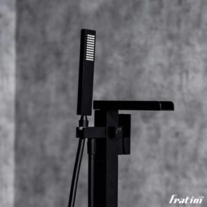 Vòi xả bồn tắm Fratini Genoa Black Model 39050806BK