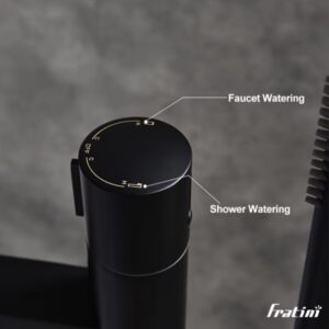 Vòi xả bồn tắm Fratini Milano Black model 39050832BK