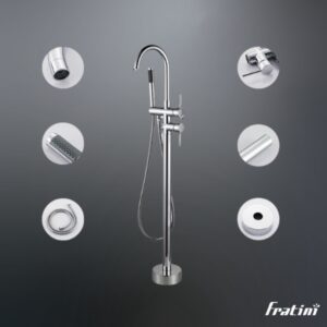 Vòi xả bồn tắm dáng cung Fratini Roma model 39050839