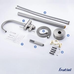 Vòi xả bồn tắm dáng cung Fratini Roma model 39050839