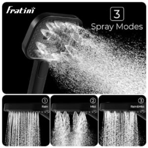 Bát sen hình chữ nhật cỡ nhỏ Fratini Soft Rain Flow model 39051231BK