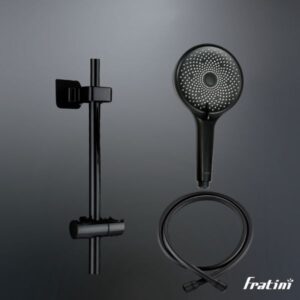 Bộ phụ kiện cần trượt, bát sen, dây sen chống xoắn Fratini Anti twist 39051437BK