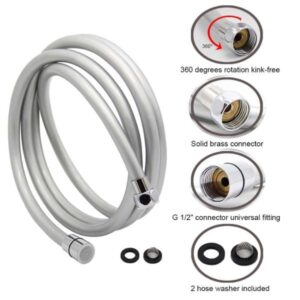 Bộ phụ kiện cần trượt bát, sen dây sen chống xoắn Fratini Anti twist 39051443