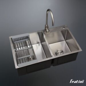 Chậu rửa bát 2 hố Fratini Milano model 390901028045