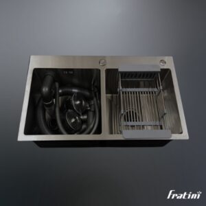 Chậu rửa bát 2 hố Fratini Milano model 390902038245GY