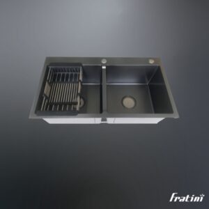 Chậu rửa bát 2 hố Fratini Milano model 390902038245GY