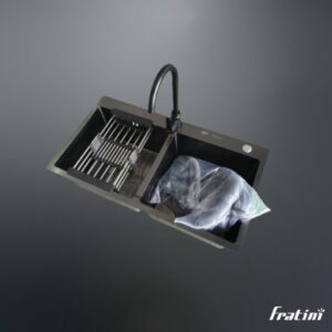 Chậu rửa bát 2 hố Fratini Milano model 390902038245GY