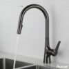 Vòi bếp dây rút Fratini Sorrento Grey model 39090901GY