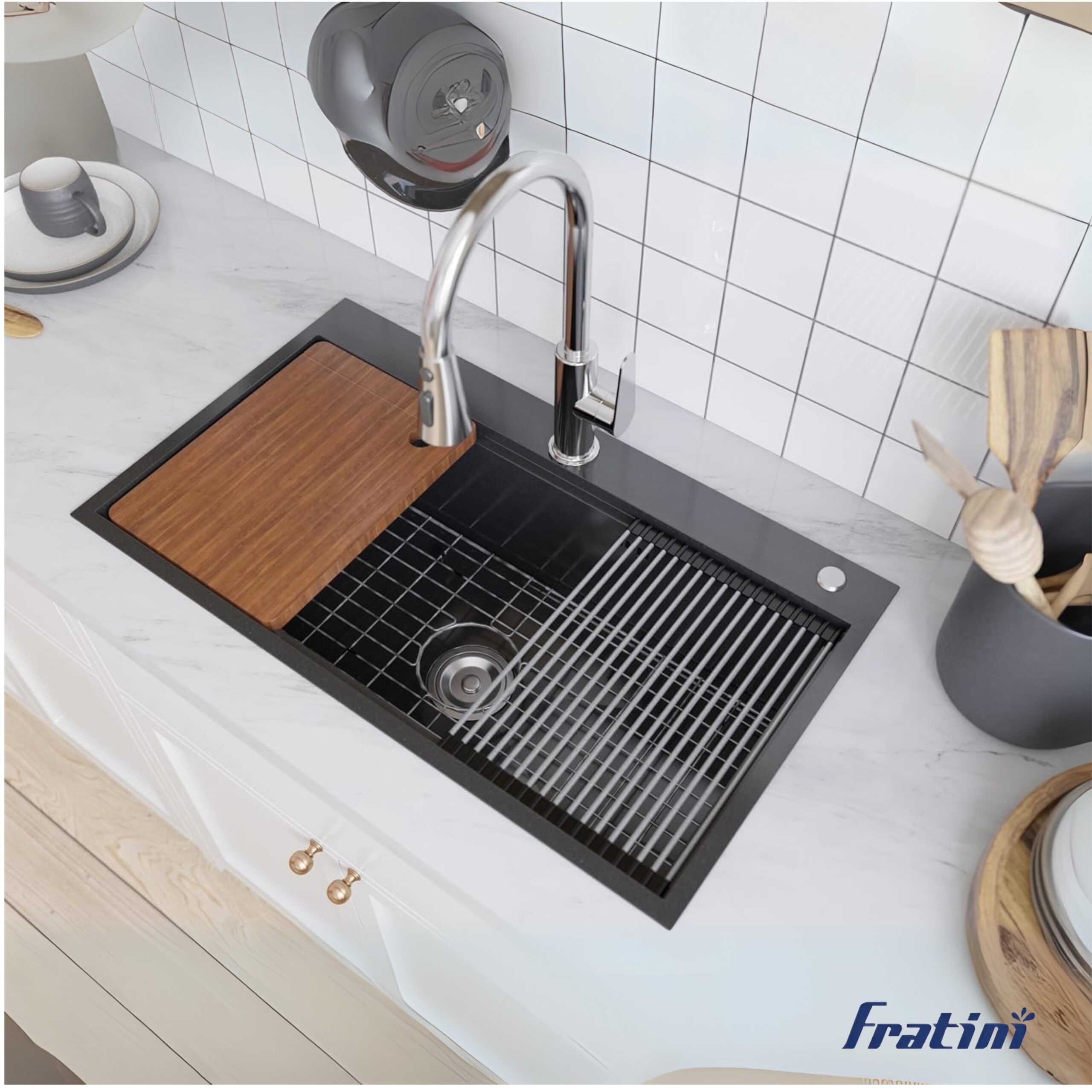 Chậu rửa bát Fratini Milano 1 hố model 390902077545GY